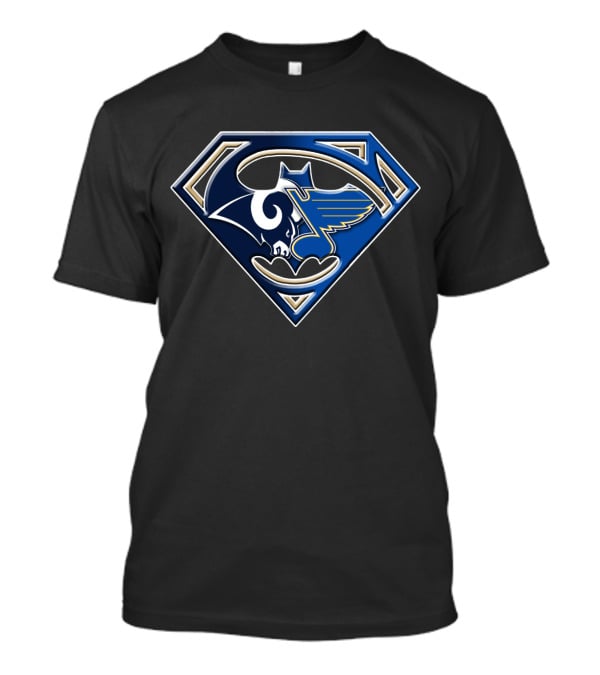 Superman Rams Blues Fusion T-Shirt
