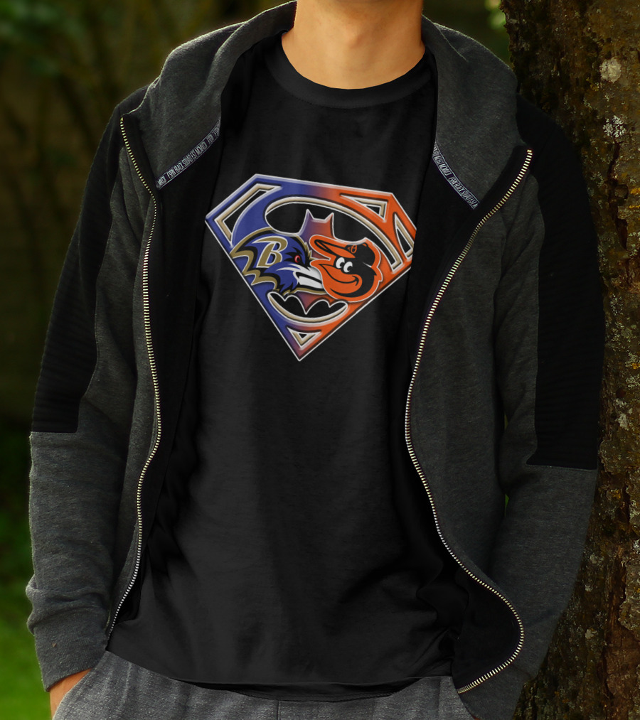 Ravens Orioles Superhero T-Shirt