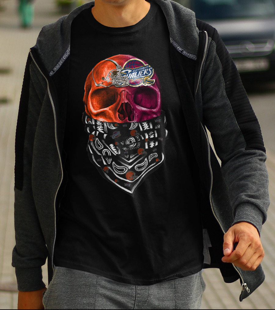 Cleveland Ballers Skull Bandana T-Shirt