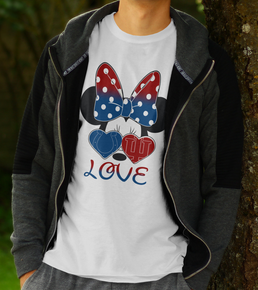 Love Minnie Colts Iu Hearts T-Shirt