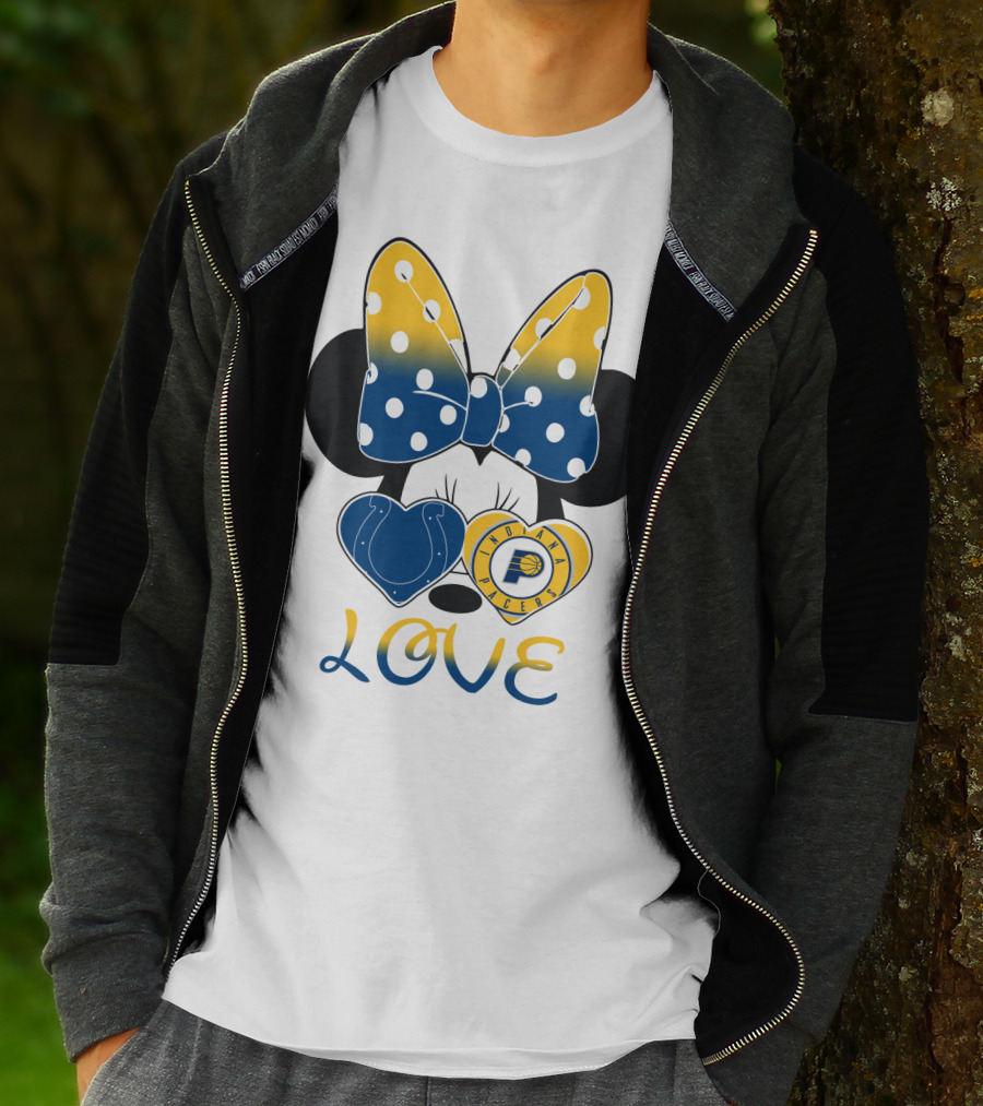 Minnie Mouse Indiana Pacers Love T-Shirt