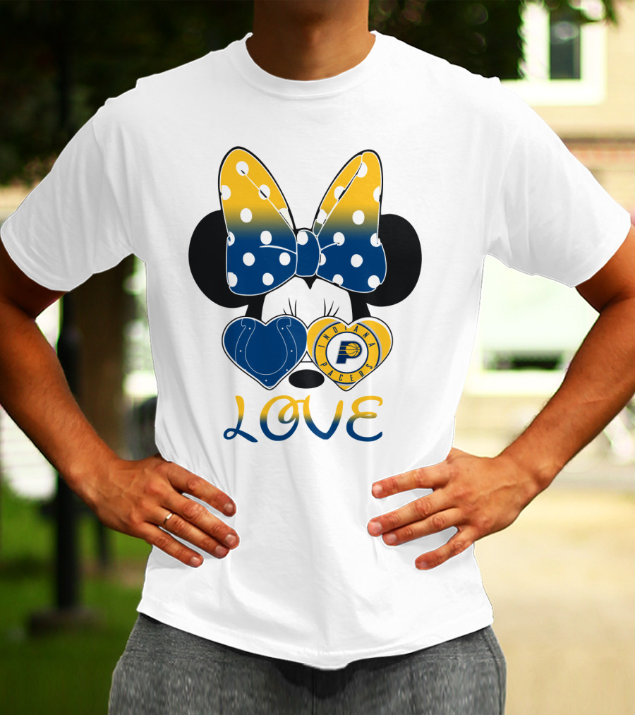 Minnie Mouse Indiana Pacers Love T-Shirt