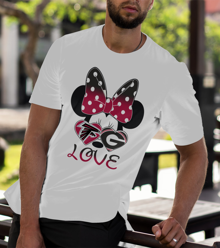 Falcons Bulldogs Minnie Love T-Shirt