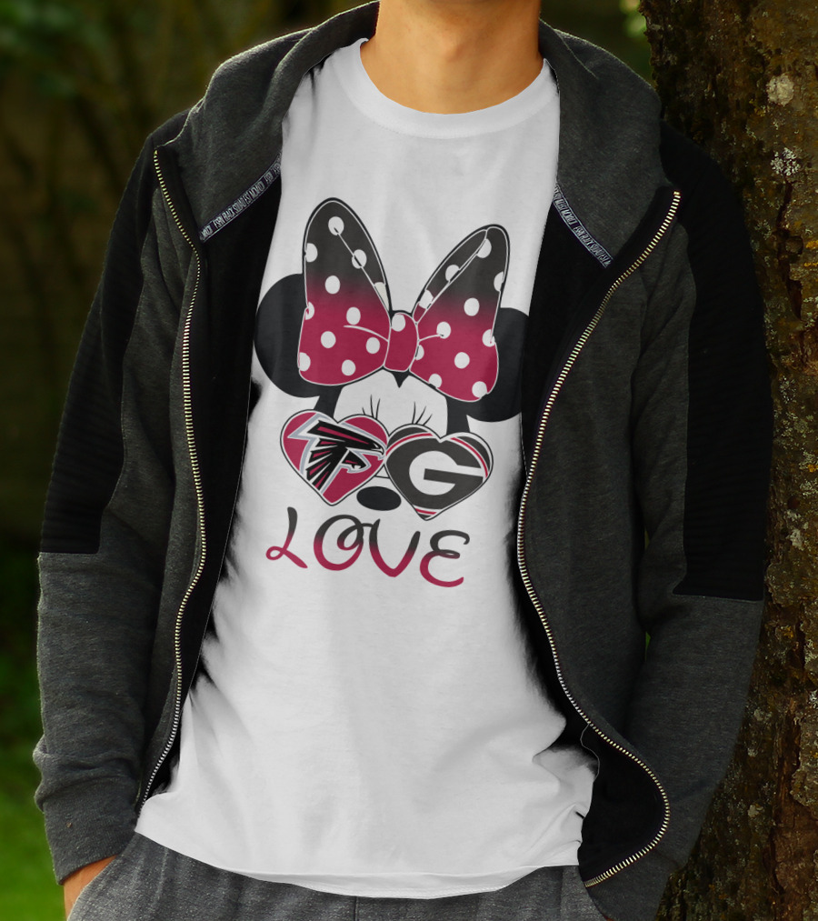 Falcons Bulldogs Minnie Love T-Shirt