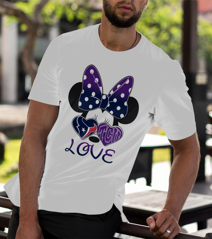 Minnie Love Texans Tcu T-Shirt