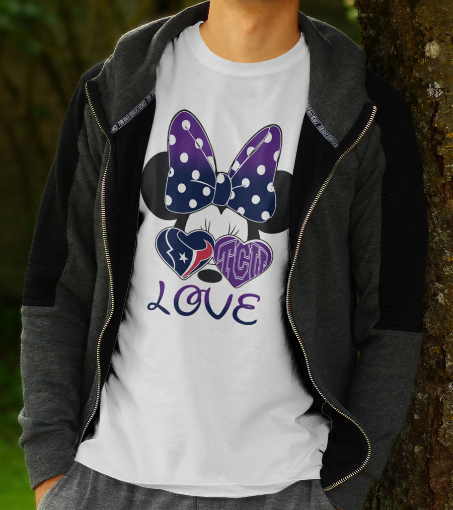 Minnie Love Texans Tcu T-Shirt