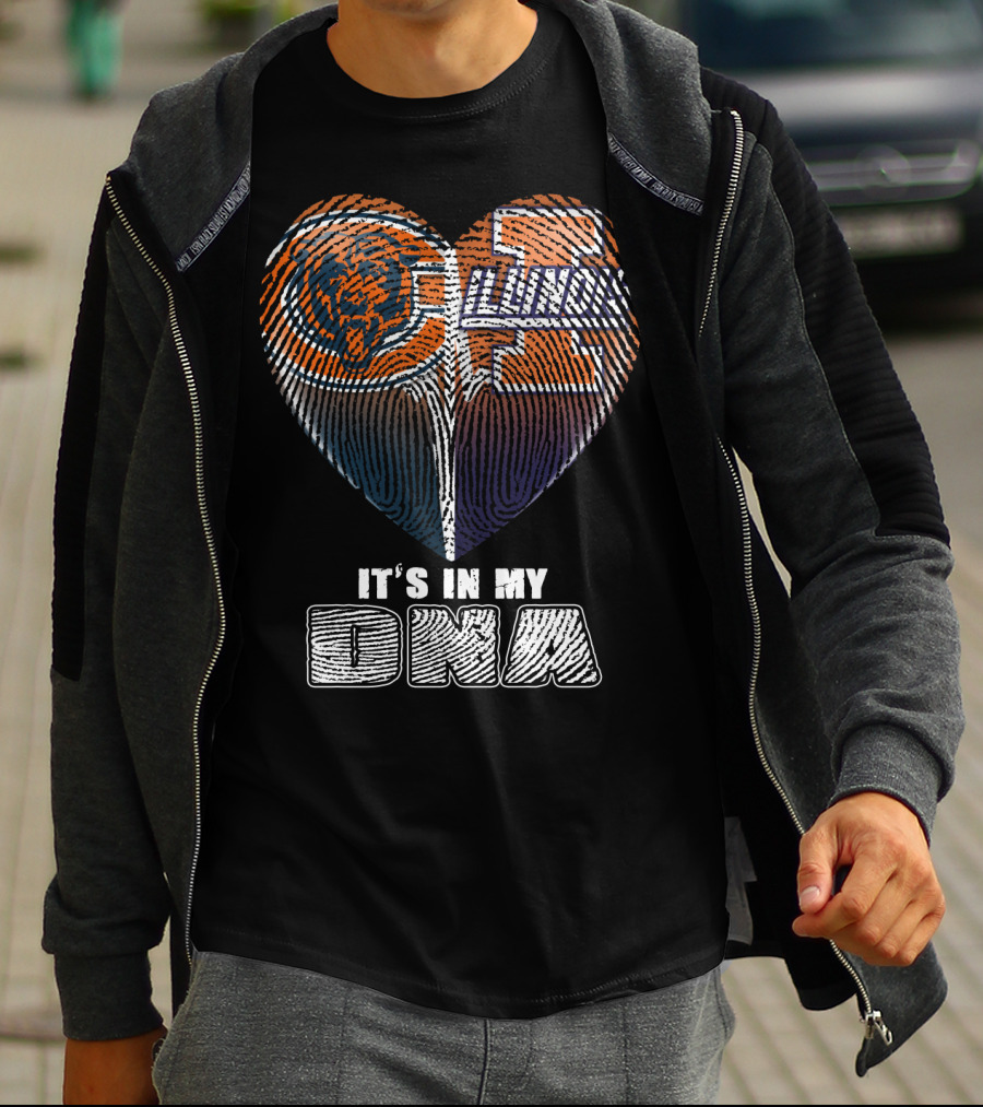 Chicago Bears Illinois It's In My Dna T-Shirt