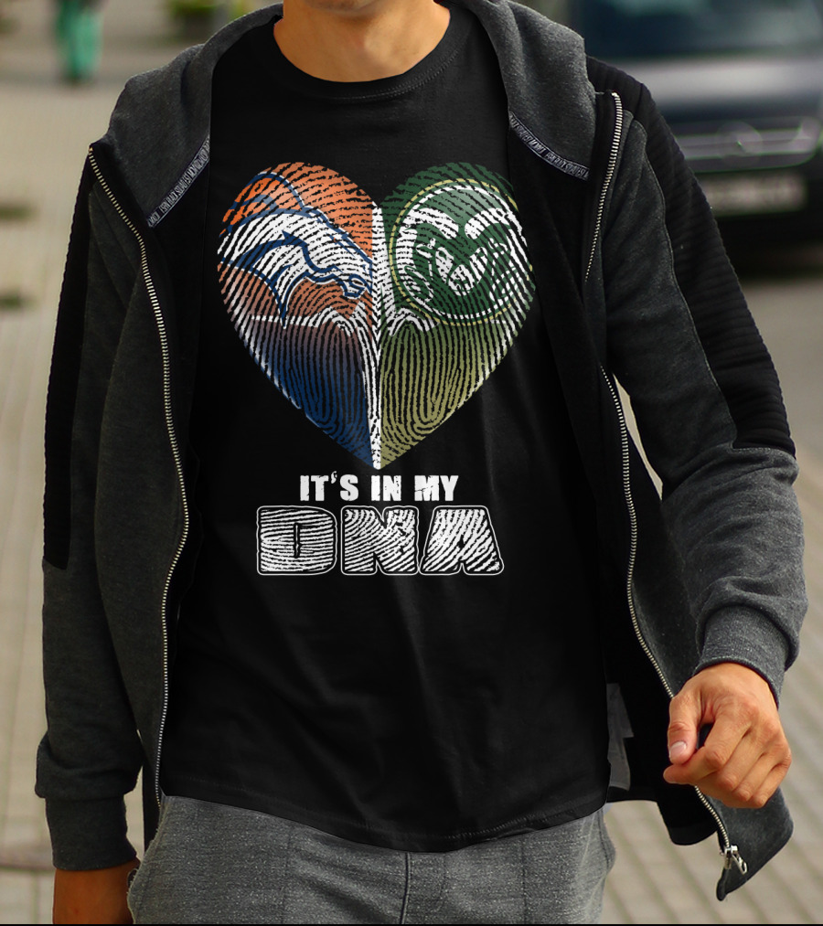 Denver Broncos Colorado State Rams It's In My Dna T-Shirt