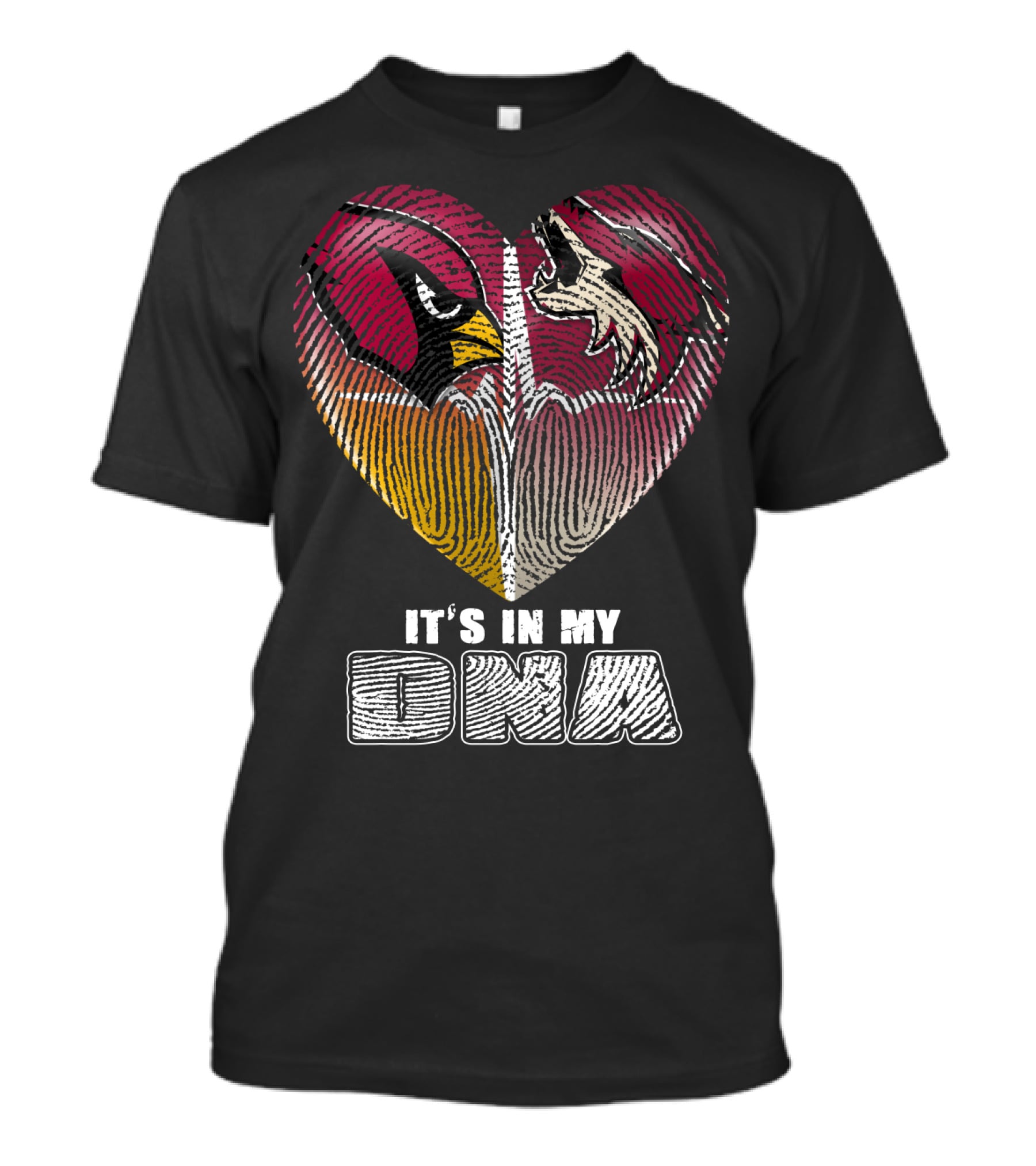 Arizona Cardinals Heart It's In My Dna T-Shirt