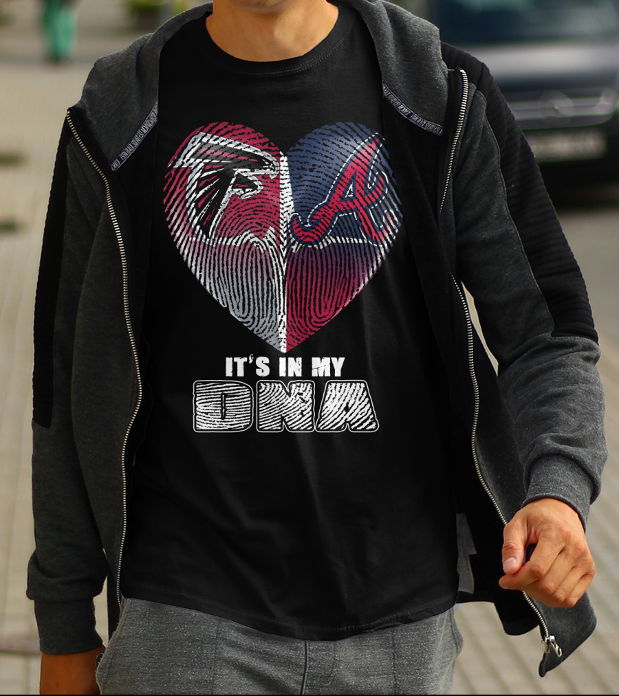 Atlanta Falcons And Braves It's In My Dna T-Shirt