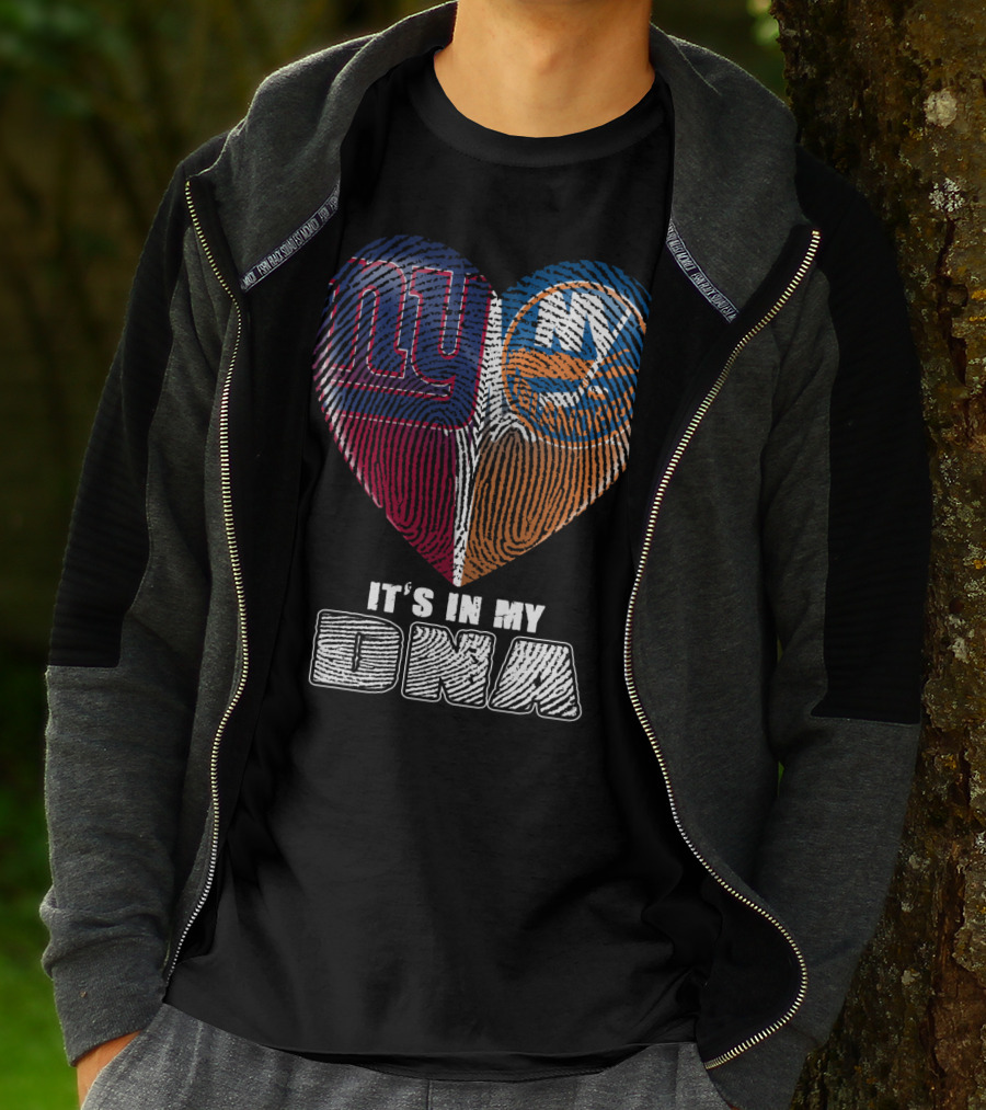 New York Giants And Islanders It's In My Dna T-Shirt