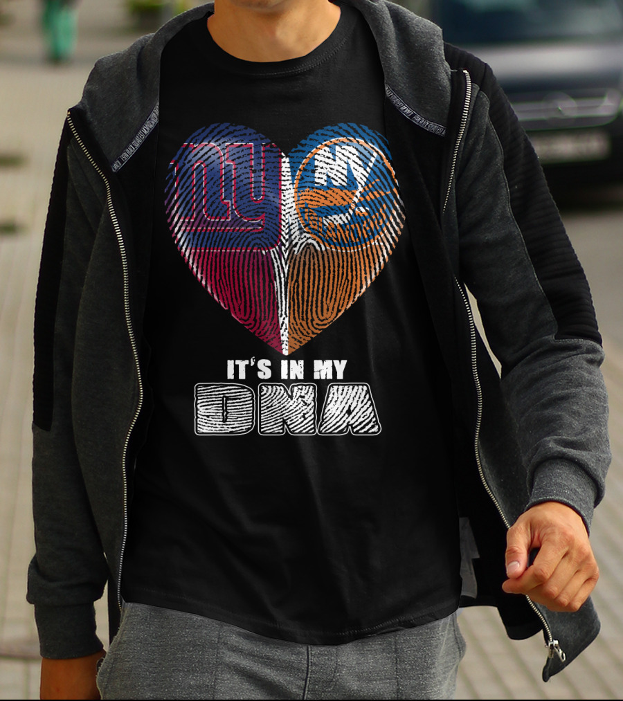 New York Giants And Islanders It's In My Dna T-Shirt