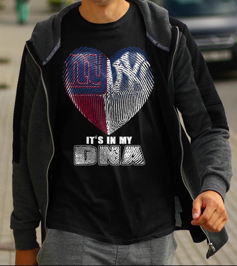 New York Giants Yankees It's In My Dna T-Shirt