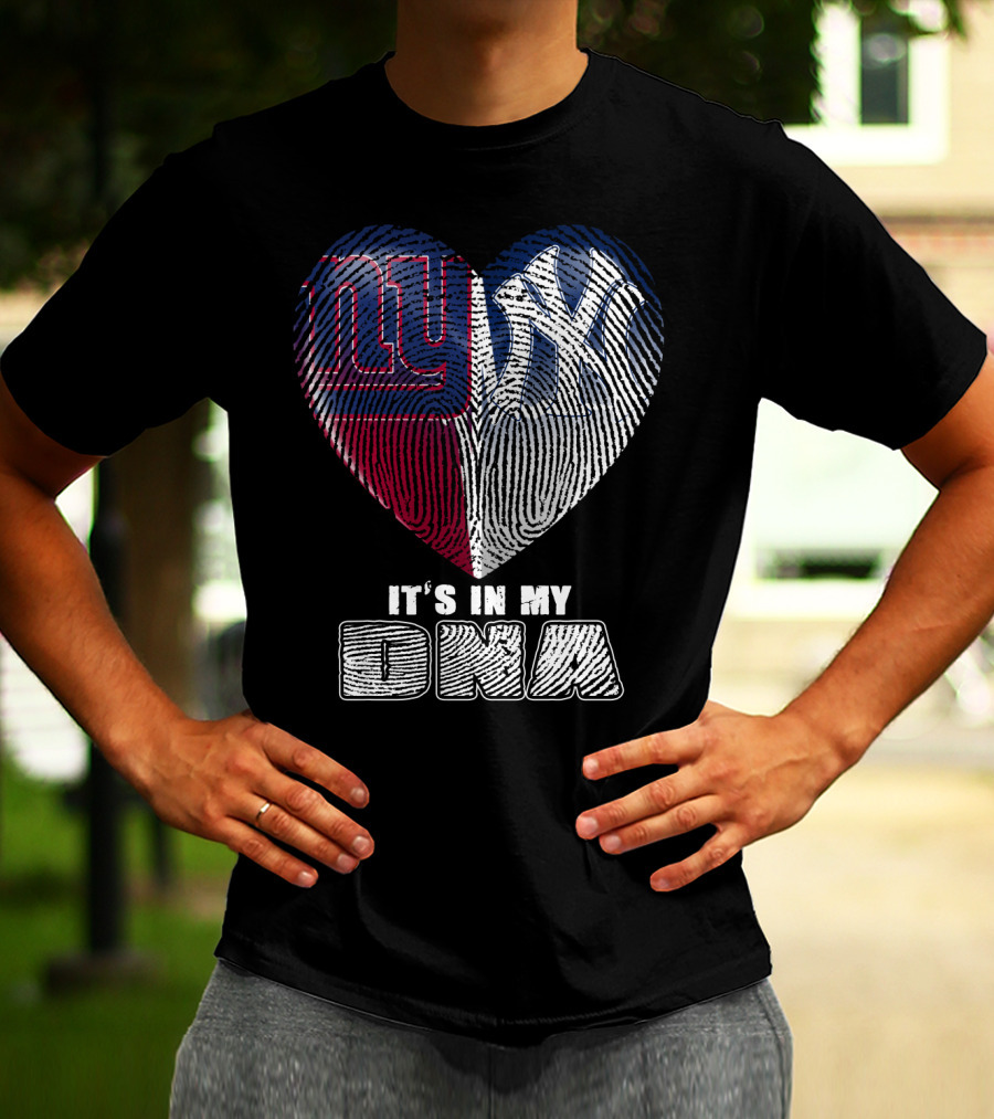 New York Giants Yankees It's In My Dna T-Shirt