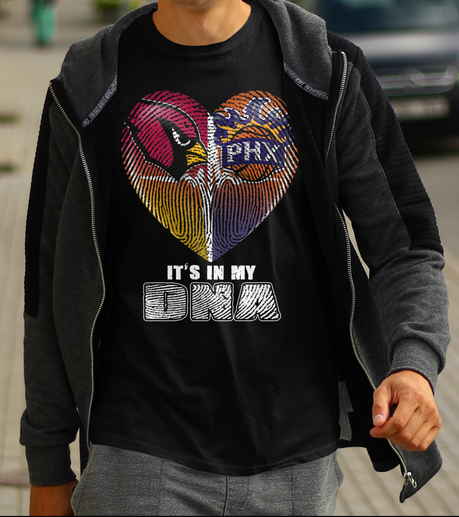 Arizona Cardinals Phoenix Suns It's In My Dna T-Shirt