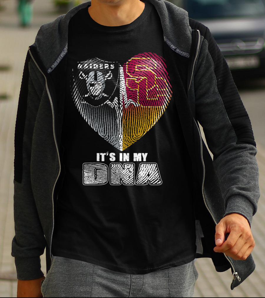 It's In My Dna Raiders Usc T-Shirt