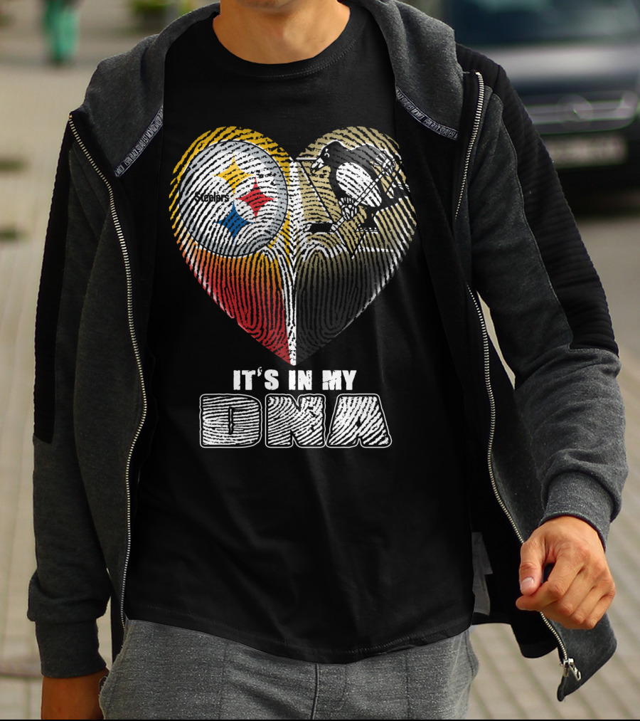 Steelers Penguins It's In My Dna T-Shirt