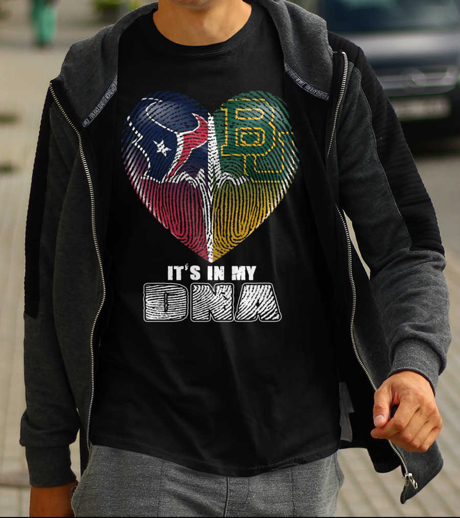 Houston Texans Baylor Bears It's In My Dna T-Shirt