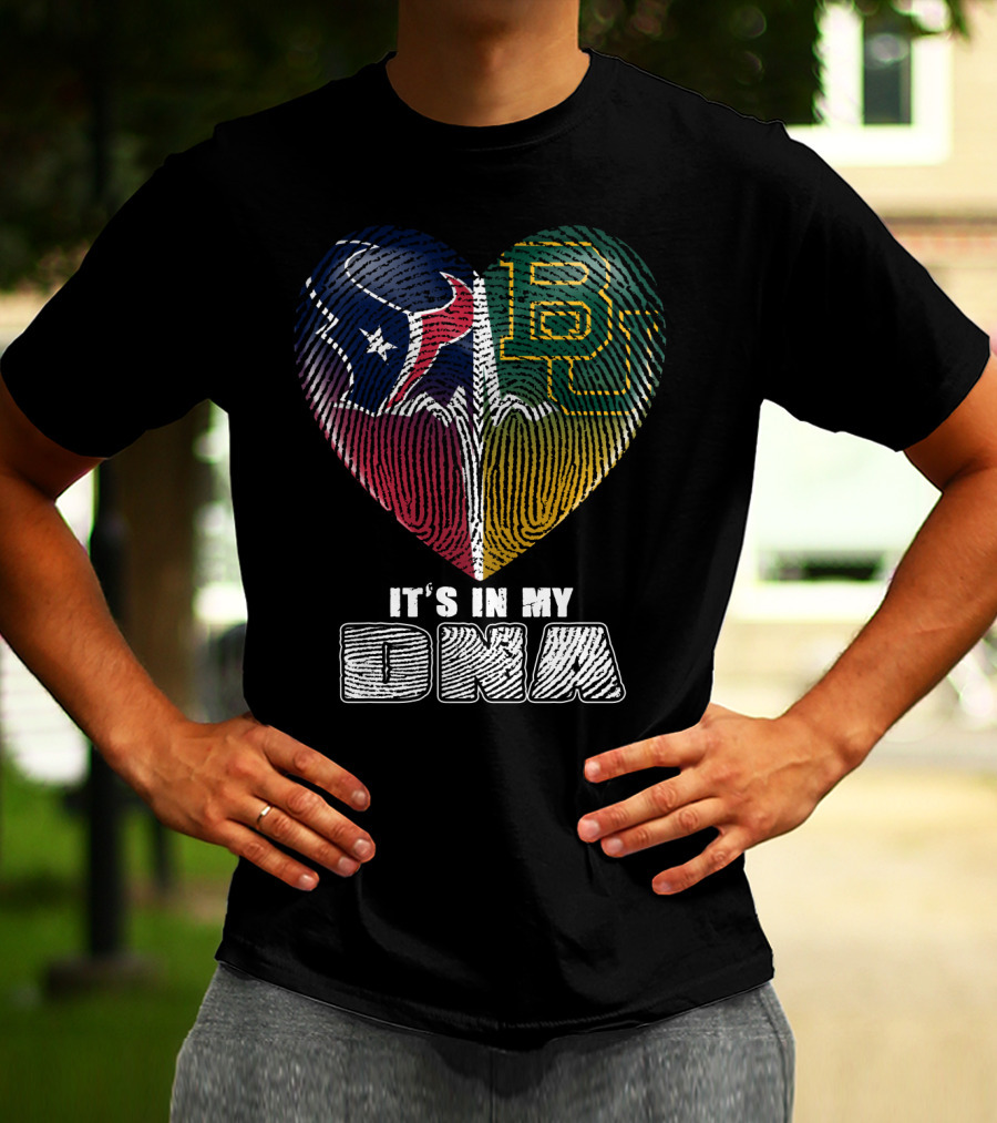 Houston Texans Baylor Bears It's In My Dna T-Shirt