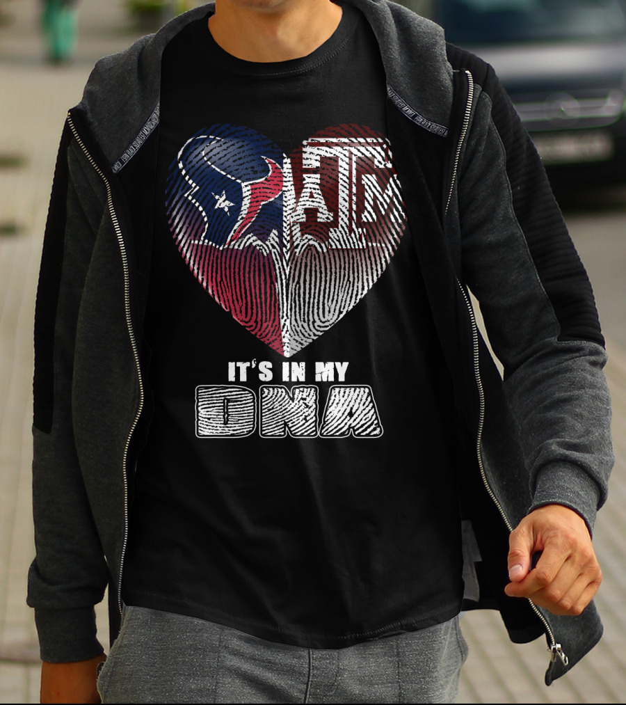 Houston Texans Texas A&M It's In My Dna 122 T-Shirt