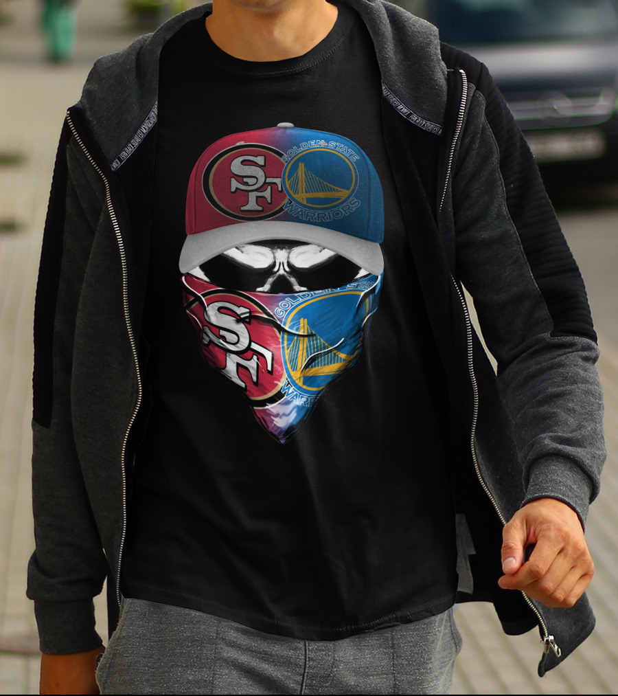 Sf 49ers Golden State Warriors Masked Fusion T-Shirt