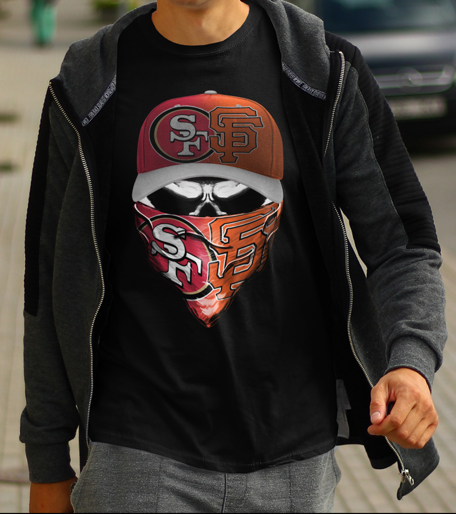 Sf 49ers Giants Fan Skum T-Shirt