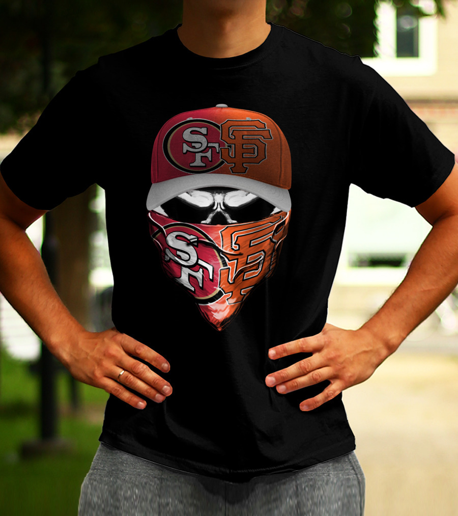 Sf 49ers Giants Fan Skum T-Shirt