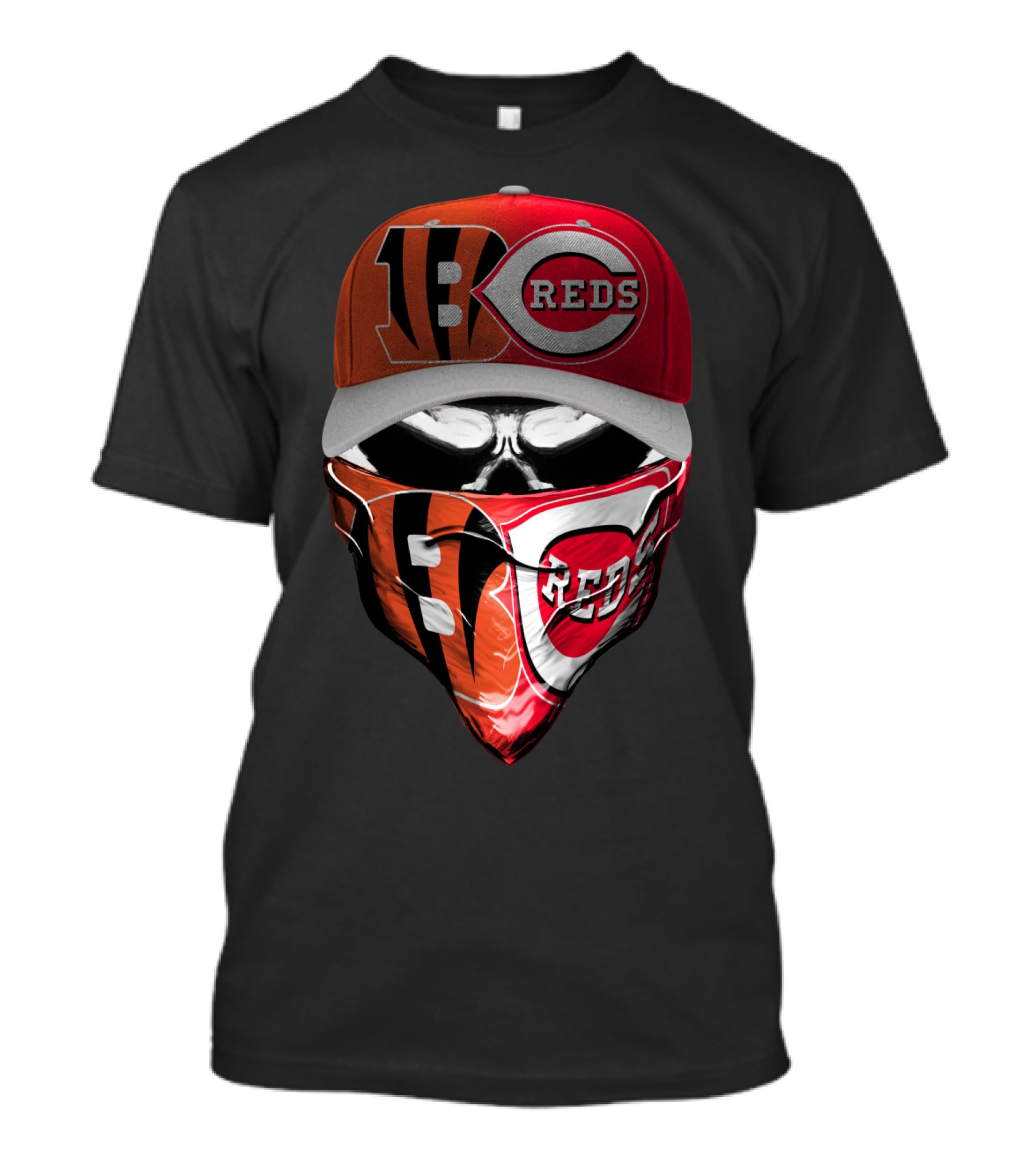 Bengals Reds Crossover Skum T-Shirt