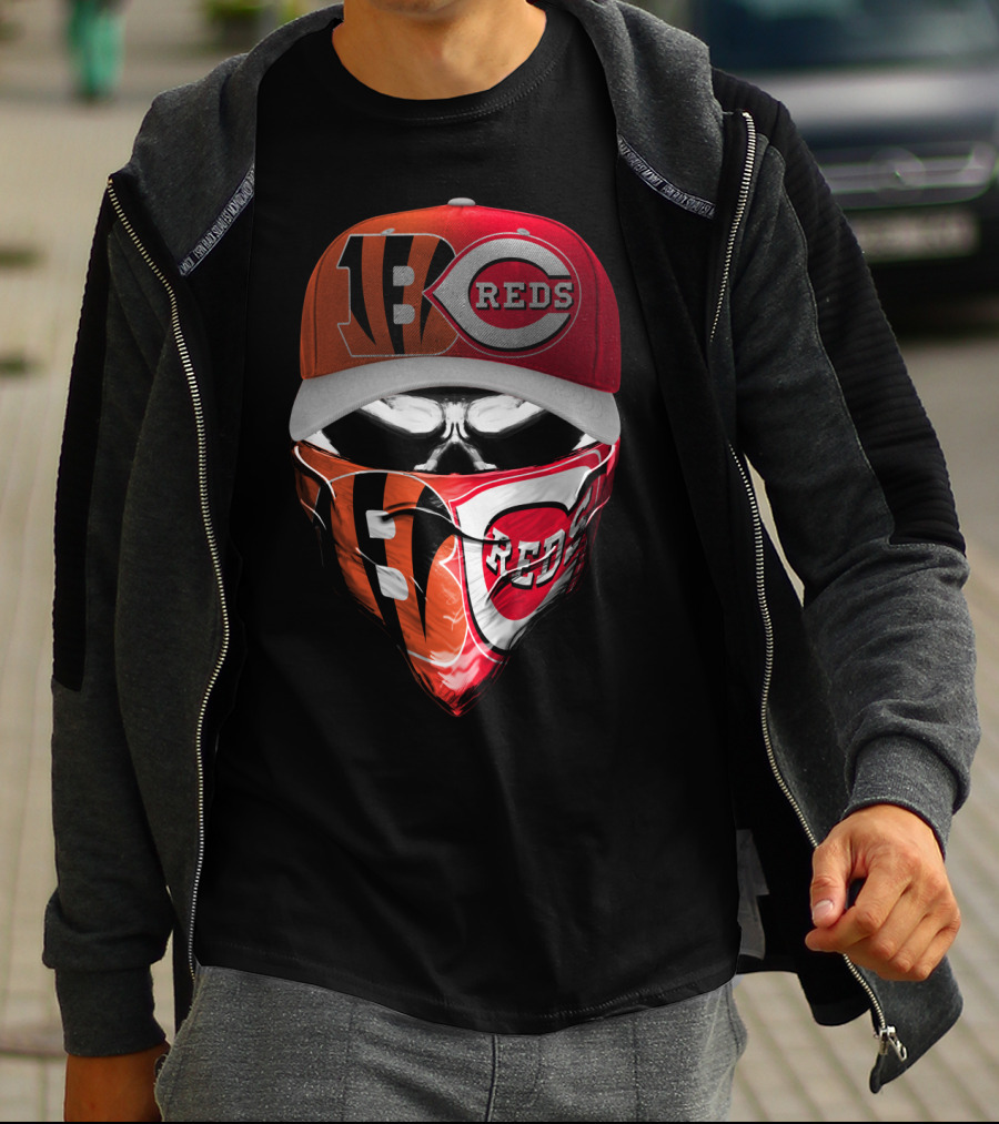 Bengals Reds Crossover Skum T-Shirt