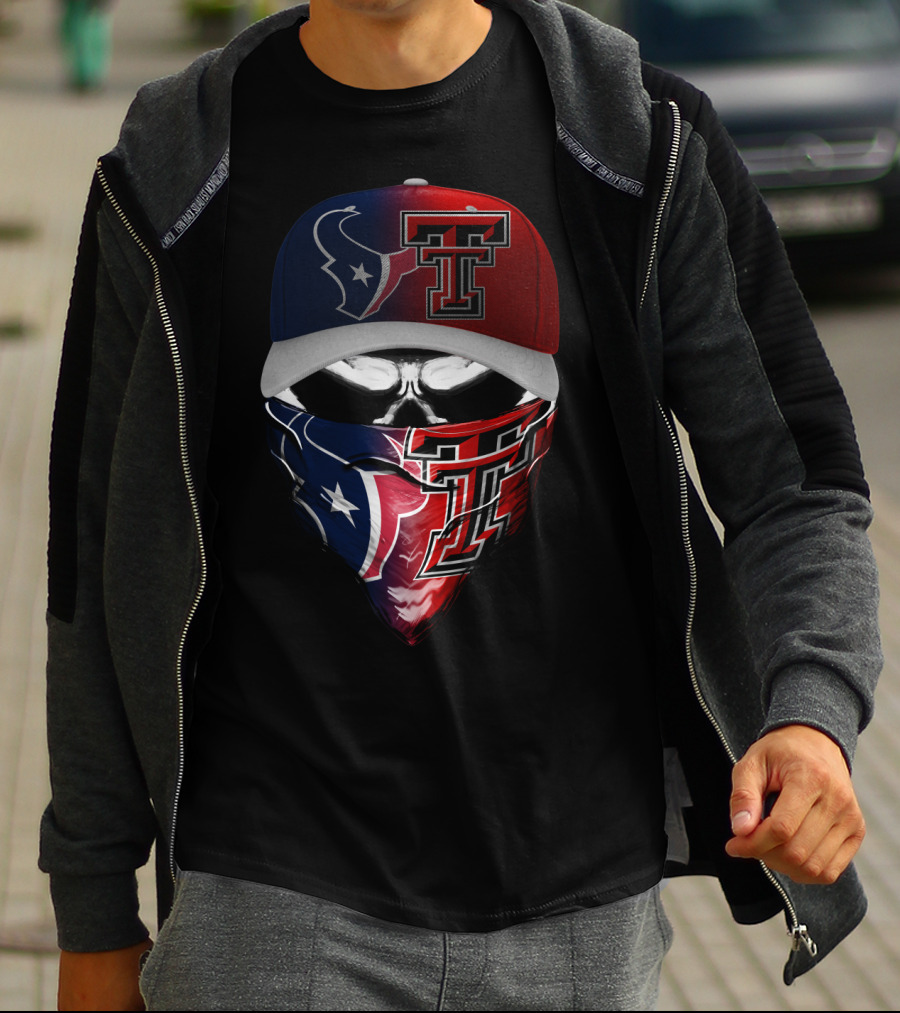 Houston Texans Texas Tech Raiders Skum 125 T-Shirt