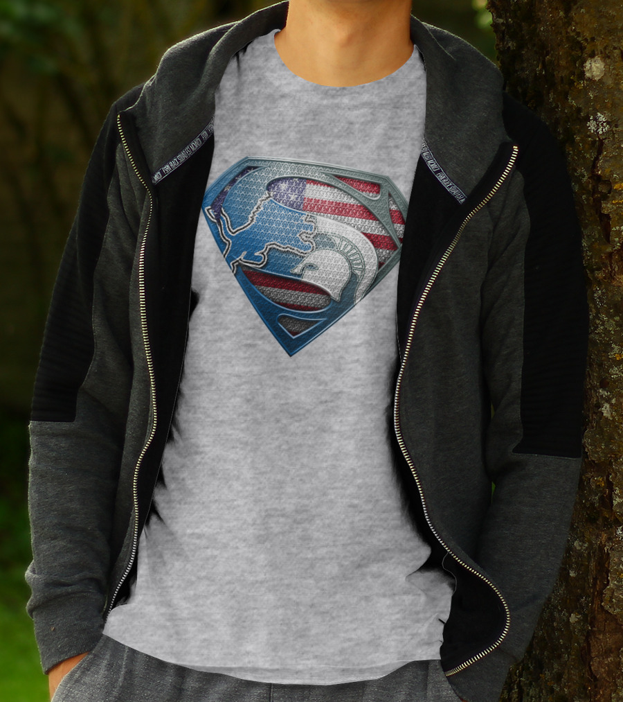 Spartan Superhero American Flag T-Shirt