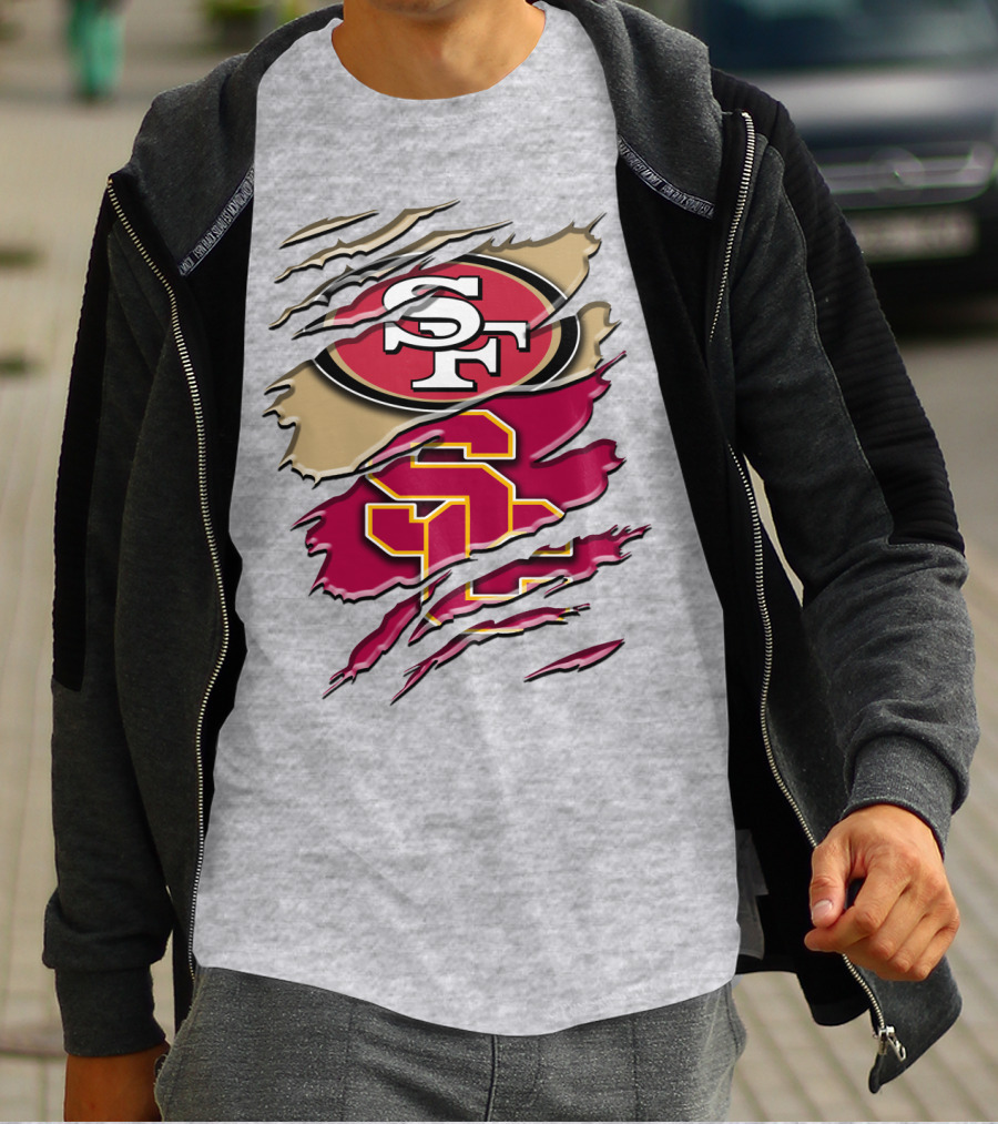 49ers Usc Mashup Rah T-Shirt