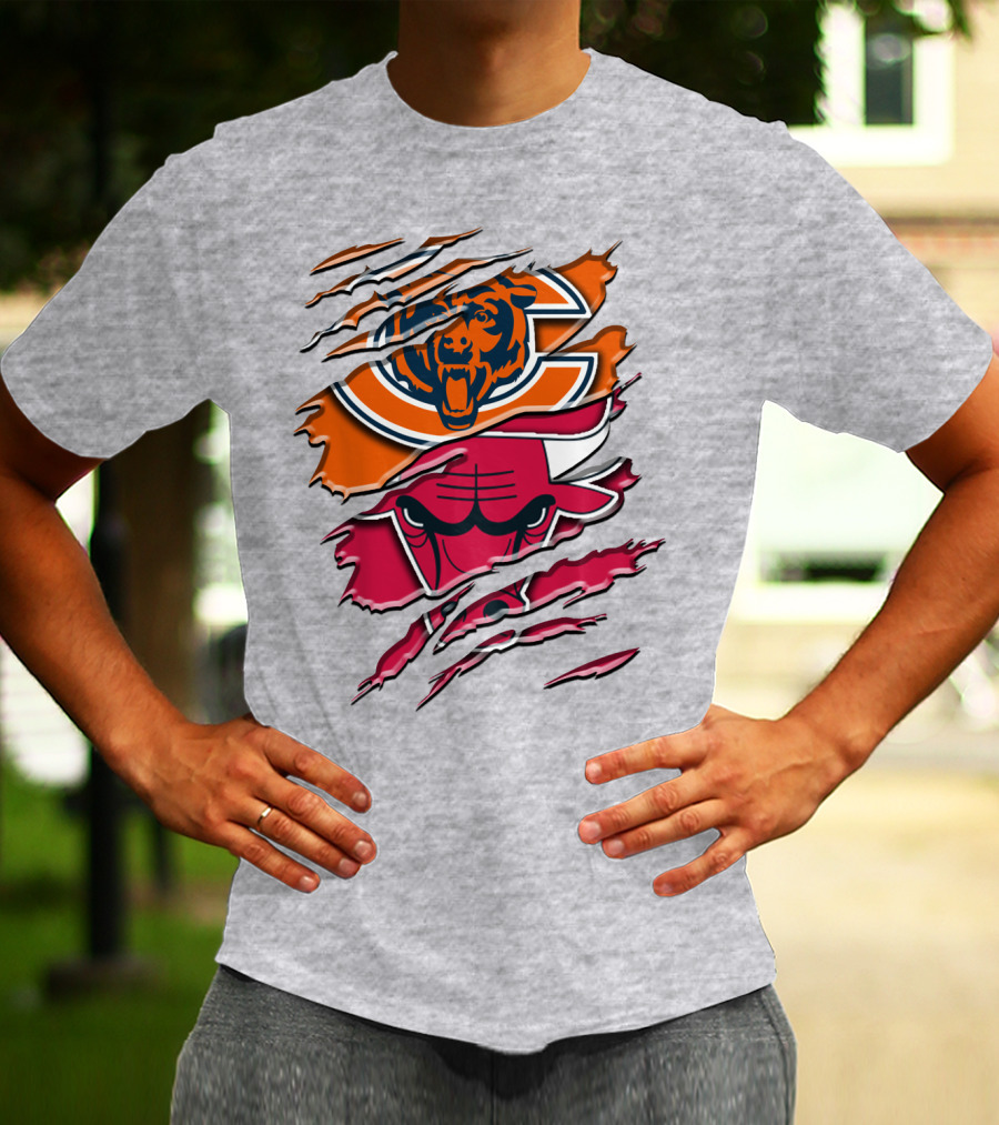 Chicago Bears Bulls Rah 007 T-Shirt
