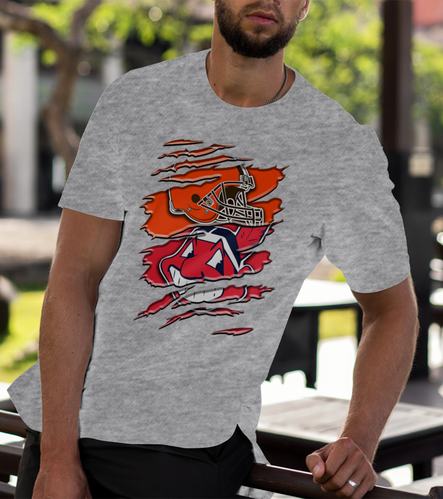 Cleveland Browns And Chief Wahoo Rah T-Shirt