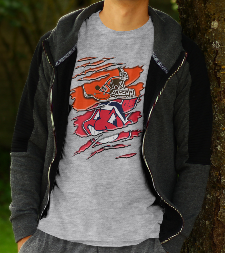 Cleveland Browns And Chief Wahoo Rah T-Shirt
