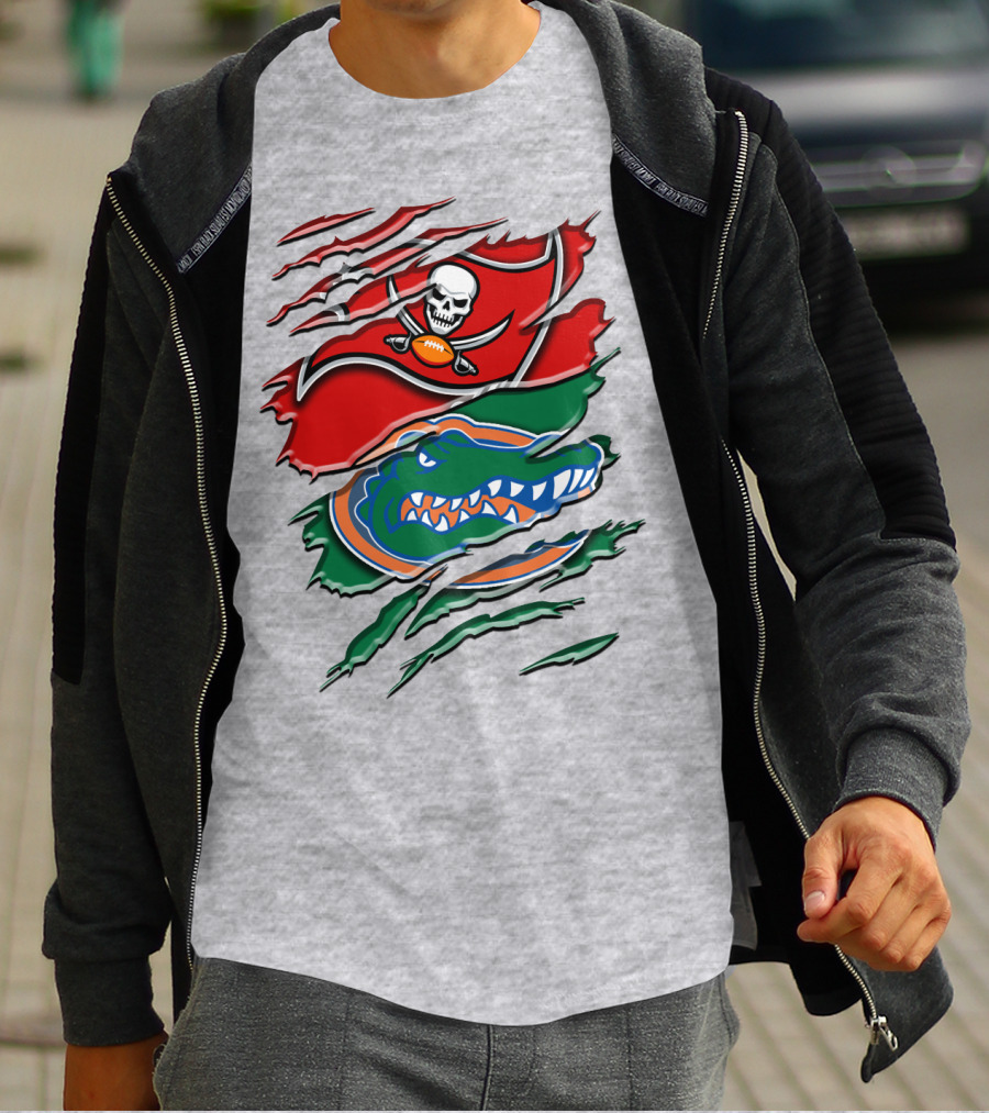 Tampa Bay Buccaneers Florida Gators Rah 024 T-Shirt