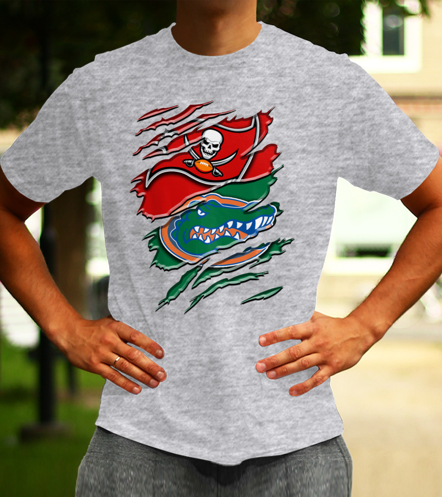 Tampa Bay Buccaneers Florida Gators Rah 024 T-Shirt