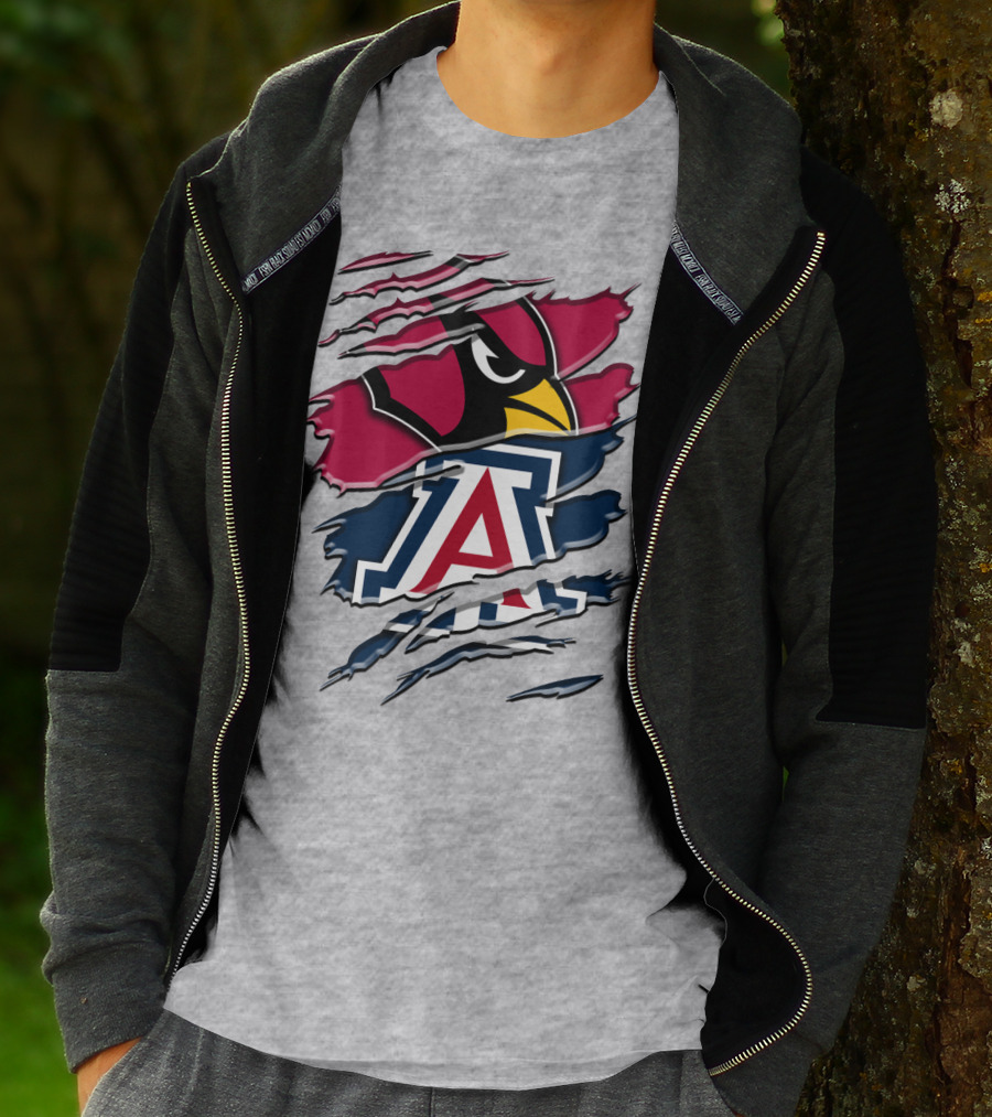 Arizona Cardinals University Of Arizona Wildcats Rah 031 T-Shirt