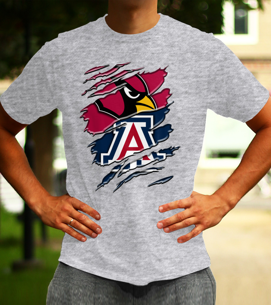 Arizona Cardinals University Of Arizona Wildcats Rah 031 T-Shirt