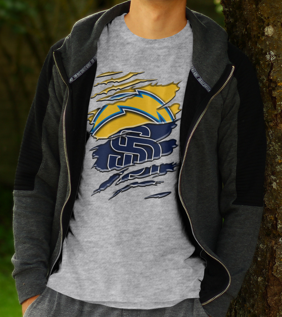 San Diego Chargers And Padres Rah 033 T-Shirt