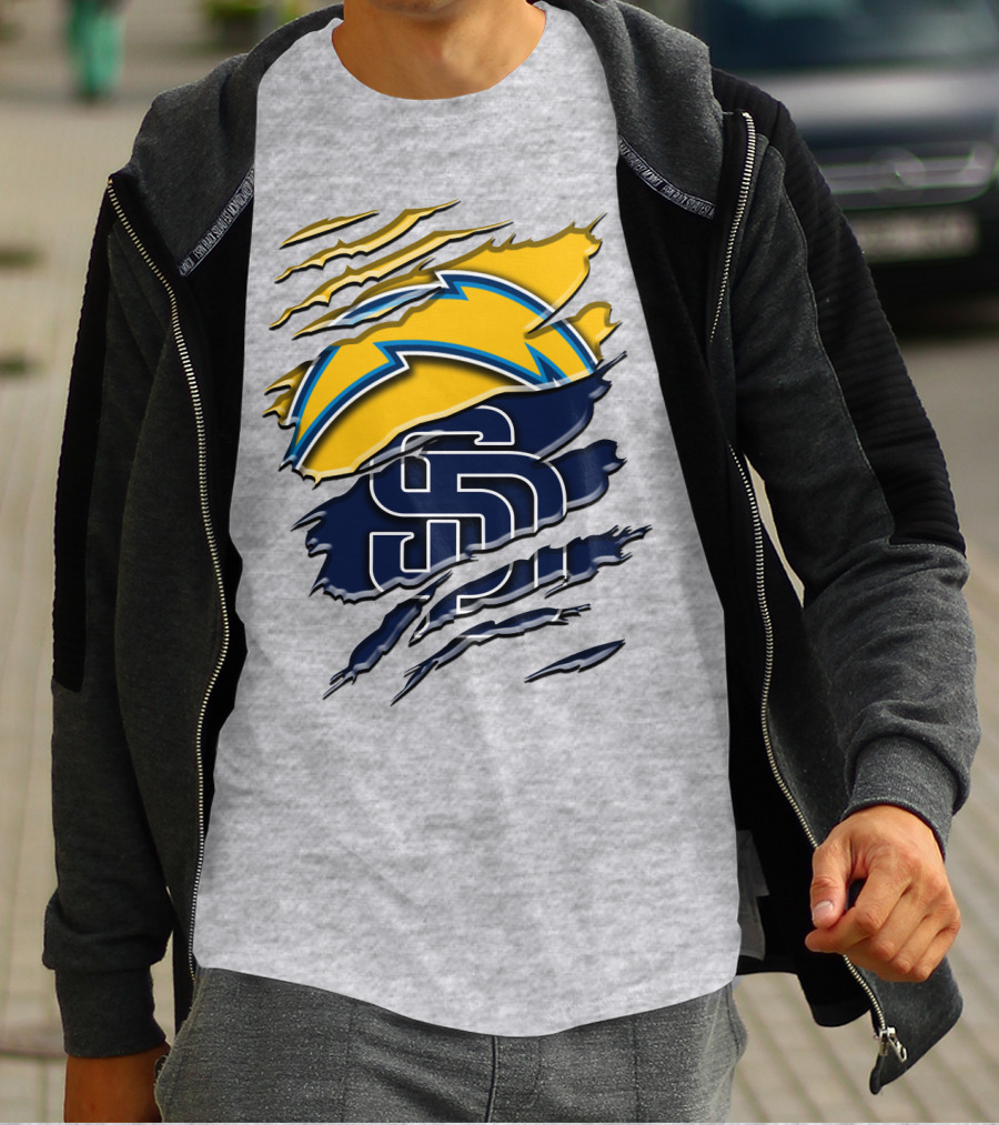 San Diego Chargers And Padres Rah 033 T-Shirt