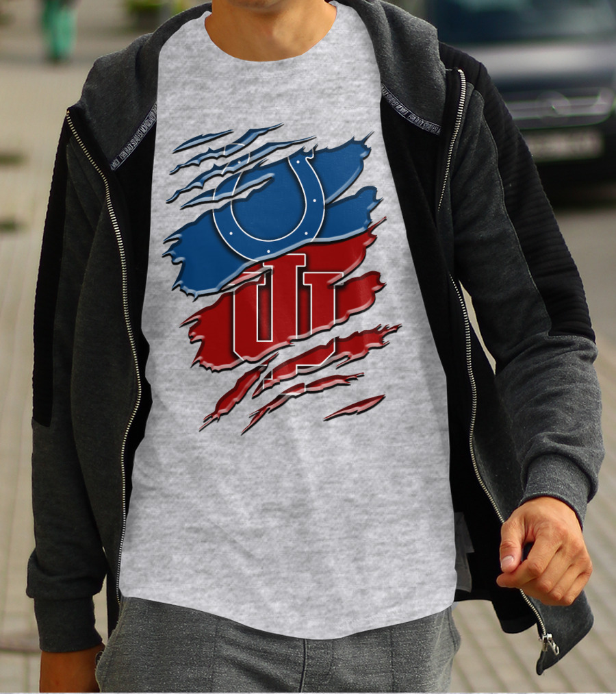 Indianapolis Colts Indiana University Mashup Rah T-Shirt
