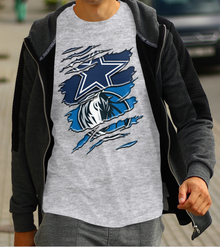 Dallas Cowboys Mavericks Crossover Rah 044 T-Shirt