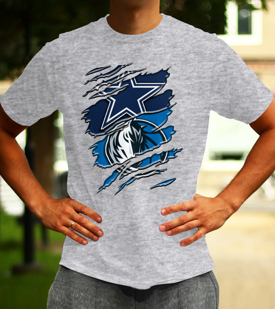 Dallas Cowboys Mavericks Crossover Rah 044 T-Shirt