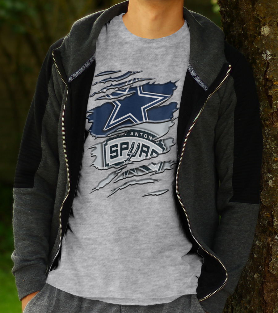 Dallas Cowboys San Antonio Spurs Rah 048 T-Shirt