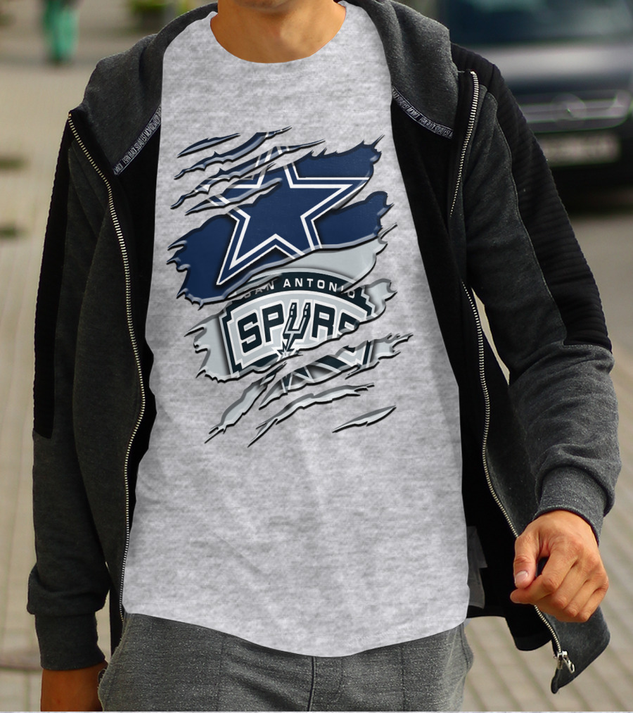 Dallas Cowboys San Antonio Spurs Rah 048 T-Shirt