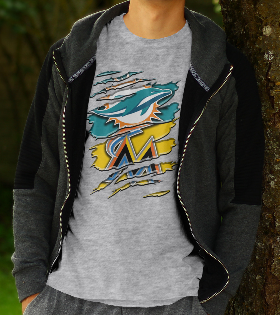 Miami Dolphins Marlins Rah 053 T-Shirt