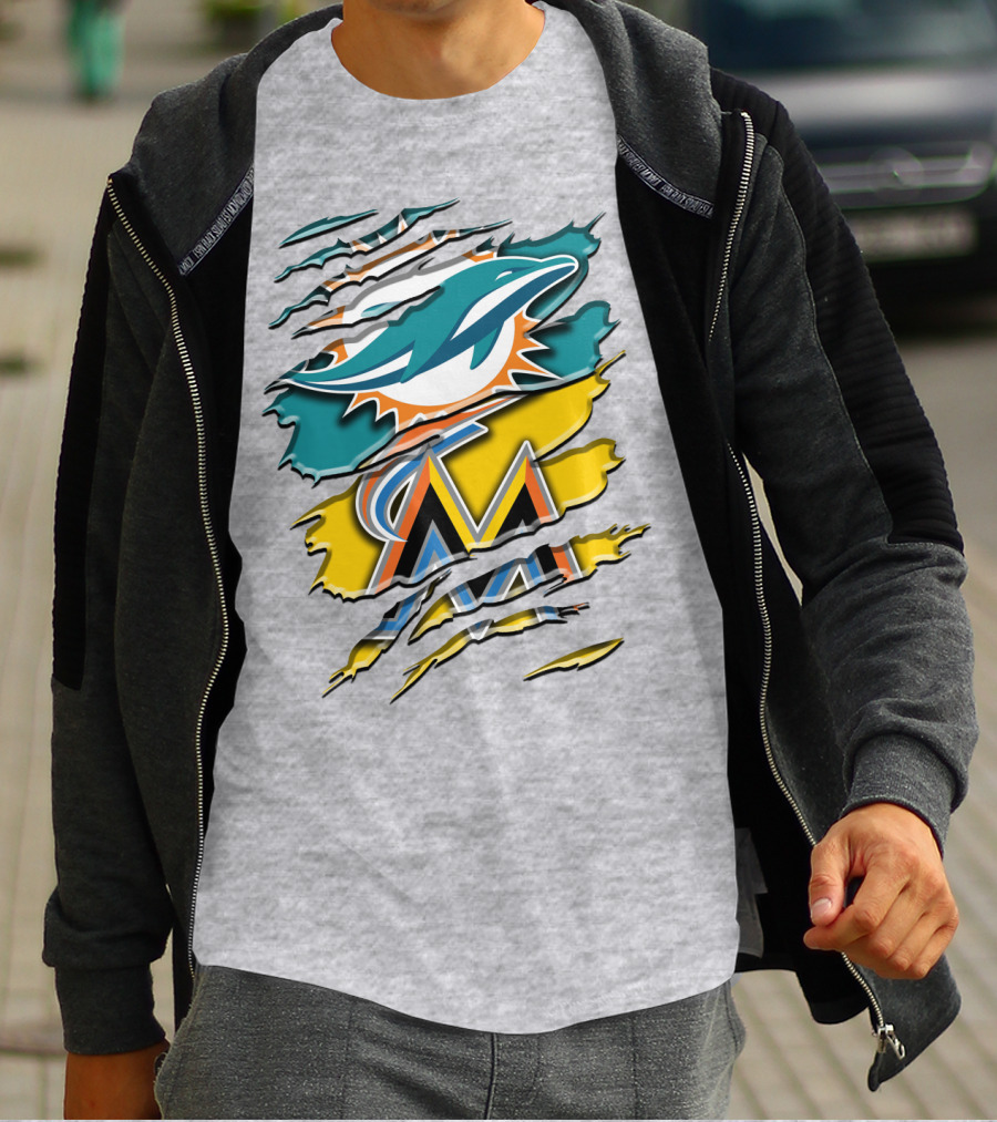 Miami Dolphins Marlins Rah 053 T-Shirt