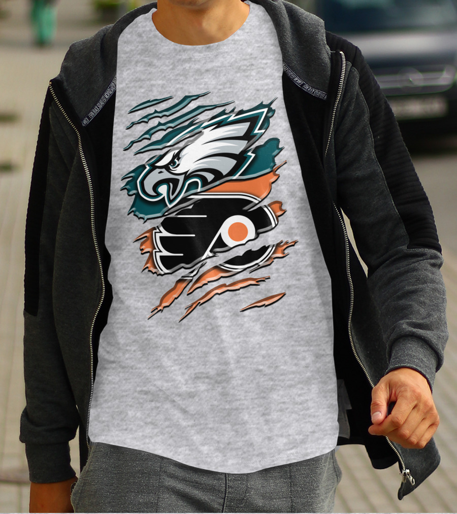 Philadelphia Eagles Flyers Rah 056 T-Shirt
