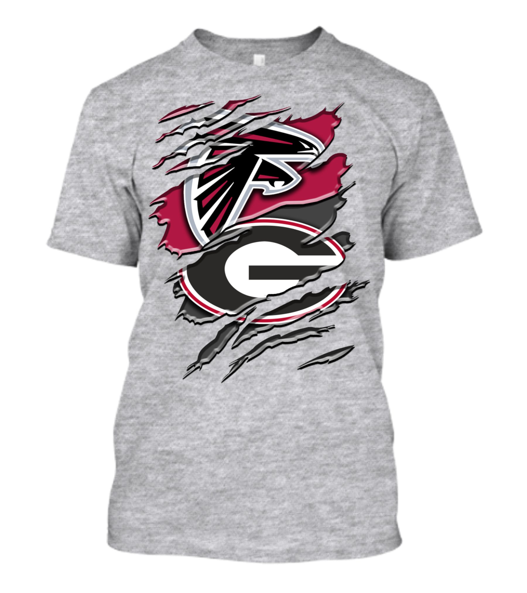 Atlanta Falcons Georgia Bulldogs Rah 061 T-Shirt